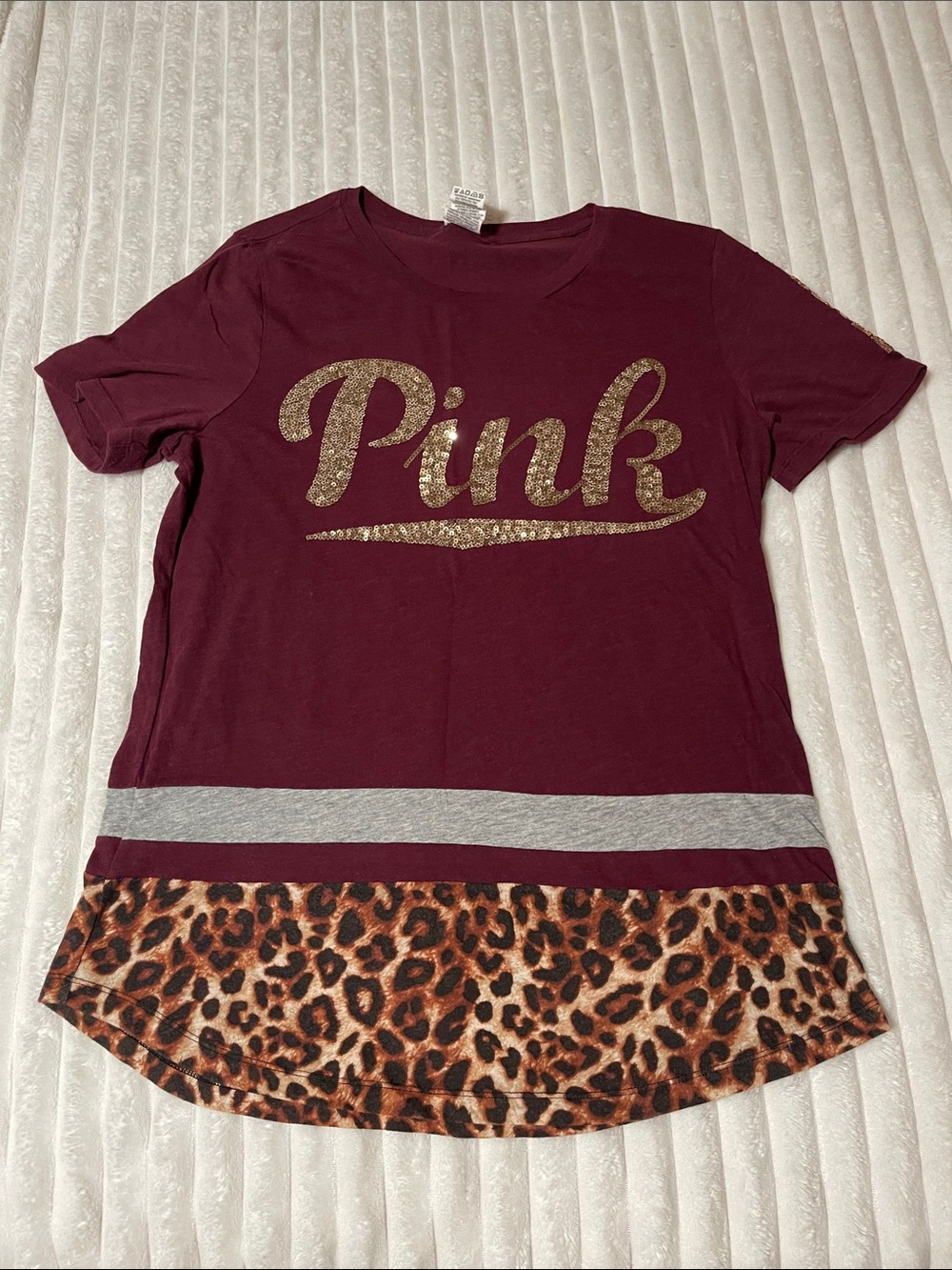 PINK VS Sequin Shirt | Size Large